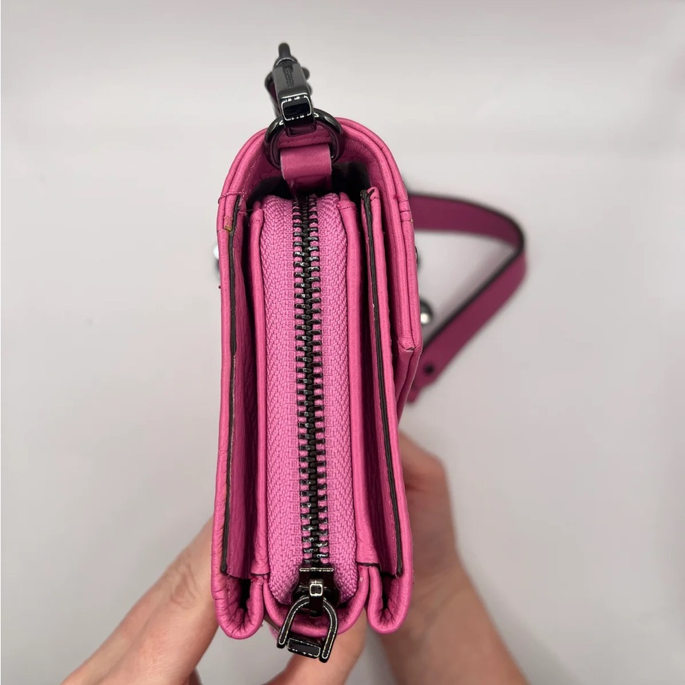 Aimee Kestenberg Pink Crossbody Bag with Chain Strap - Picture 4 of 10